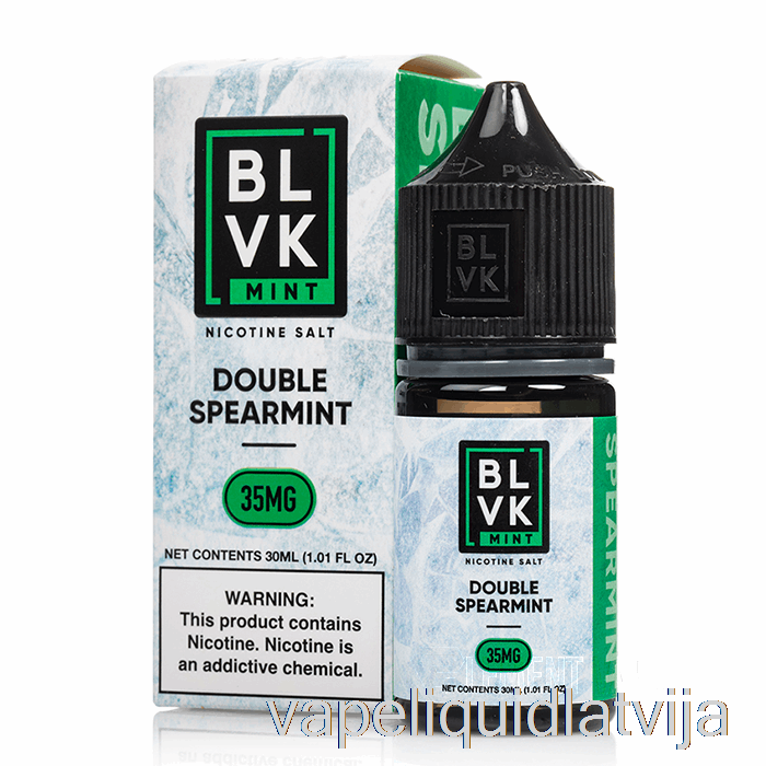 Dubultā Piparmētra - Blvk Piparmētru Sāļi - 30ml 50mg Vape šķidrums